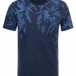 Pier One Camiseta Estampada - Blue, Hombre -Ofertas Pier One Tienda e19d02303035487b9d418bb94adf1ef5