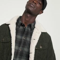 Pier One Hombre Camisa - Olive -Ofertas Pier One Tienda e2a617f68d87459583ef8041bb7656a1