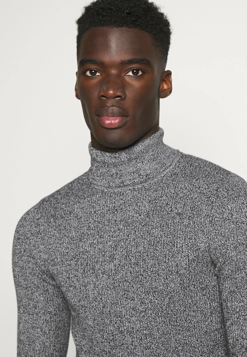 Pier One MUSCLE FIT TURTLE - Jersey De Punto - Mottled Grey, Hombre 6 Pier One MUSCLE FIT TURTLE - Jersey De Punto - Mottled Grey, Hombre - Imagen 4