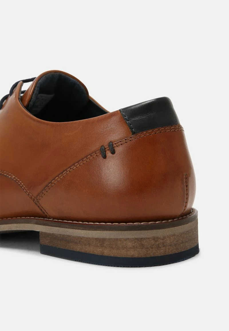 Pier One Hombre LEATHER - Zapatos Con Cordones - Cognac 6 Pier One Hombre LEATHER - Zapatos Con Cordones - Cognac - Imagen 4