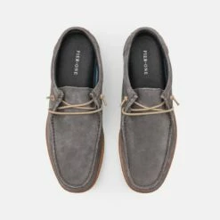 Pier One LEATHER - Zapatos Con Cordones - Grey, Hombre -Ofertas Pier One Tienda e76ed51f16ee4bd28370a9afa3fb6958