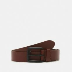 Pier One Unisexo LEATHER UNISEX - Cinturón - Cognac