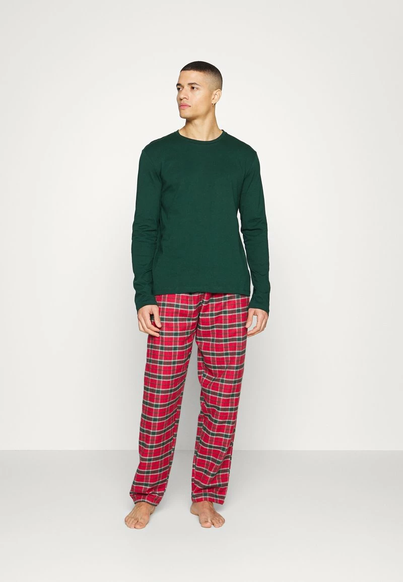 Pier One Hombre Pijama - Dark Green/red 3 Pier One Hombre Pijama - Dark Green/red