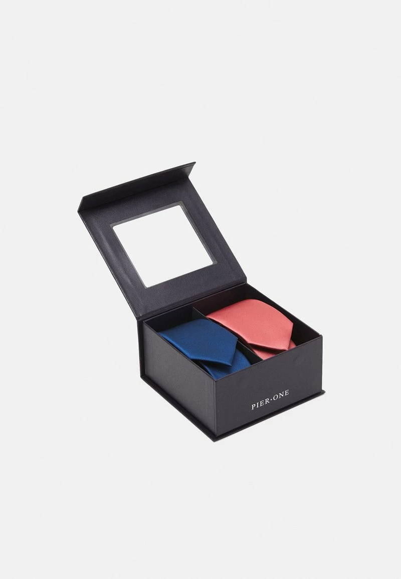 Pier One Hombre 2 PACK - Corbata - Blue/pink 5 Pier One Hombre 2 PACK - Corbata - Blue/pink - Imagen 3