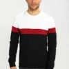 Pier One Hombre Sudadera - White/black -Ofertas Pier One Tienda eafafc9a933040ad93485ac336cc1a8b