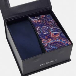 Pier One Hombre SET - Corbata - Dark Blue/bordeaux -Ofertas Pier One Tienda eb8609f5a44d4efdbe3dd83d7e1f034c