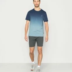 Pier One Hombre 3 PACK - Shorts - Black/grey/green