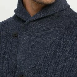 Pier One Hombre Chaqueta De Punto - Mottled Blue -Ofertas Pier One Tienda ef40e0eb12f0403b9e1d20c5191e9a36