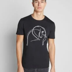 Pier One Hombre Camiseta Estampada - Black