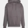 Pier One Hombre PLAIN SKATER HOODIE - Sudadera - Dark Grey