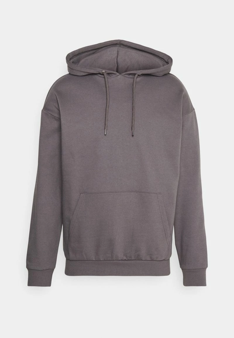Pier One Hombre PLAIN SKATER HOODIE - Sudadera - Dark Grey 3 Pier One Hombre PLAIN SKATER HOODIE - Sudadera - Dark Grey