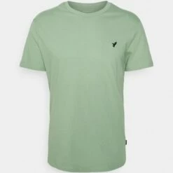 Pier One Unisexo BIRDIE - Camiseta Básica - White/off-white/green -Ofertas Pier One Tienda f2be6c3455384443b424d639d5a09545