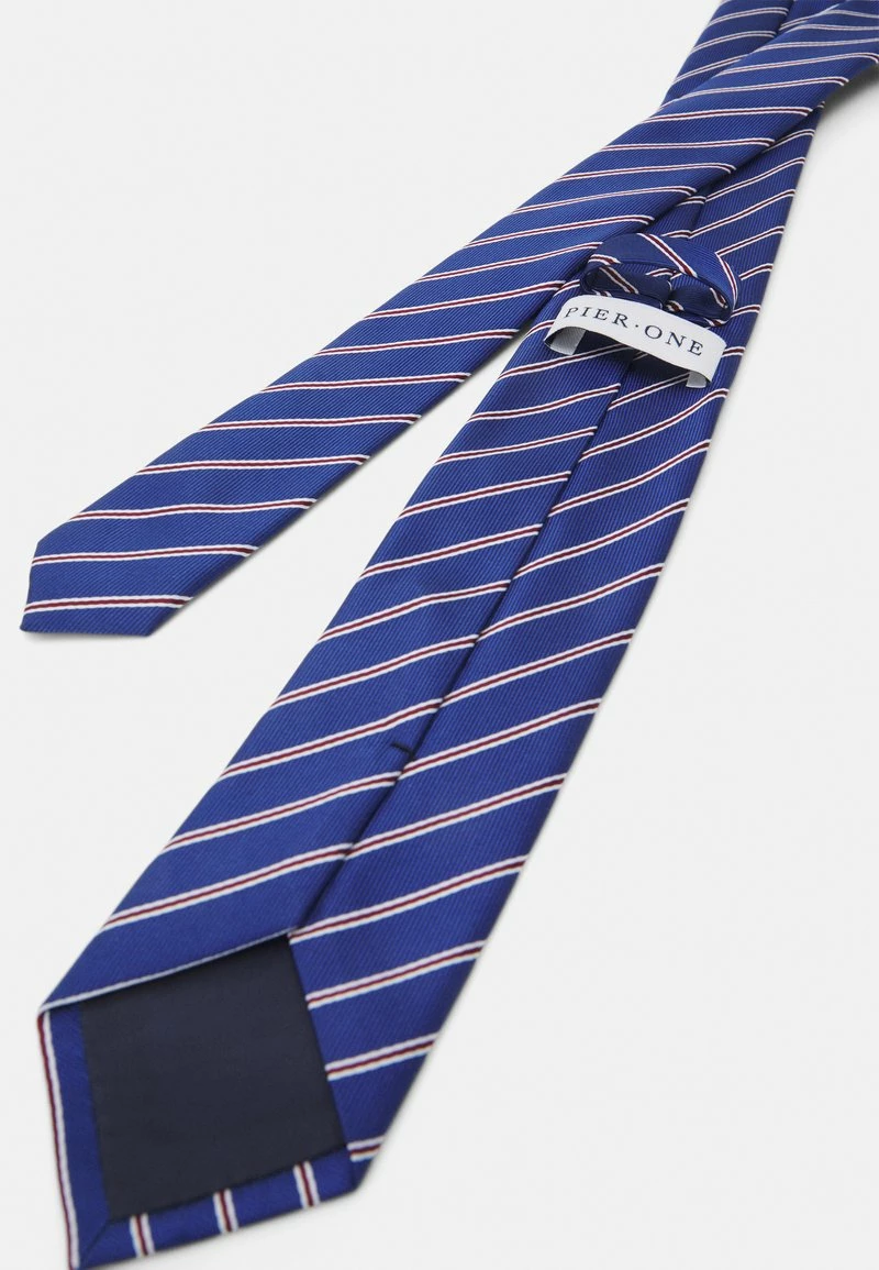 Pier One Hombre Corbata - Dark Blue/bordeaux/white 4 Pier One Hombre Corbata - Dark Blue/bordeaux/white - Imagen 2