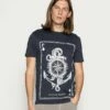 Pier One Camiseta Estampada - Dark Blue, Hombre -Ofertas Pier One Tienda f552e8c551da4d689110d22984c3da92