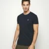 Pier One Camiseta Básica - Dark Blue, Hombre