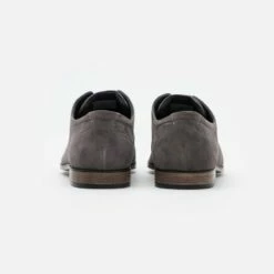 Pier One LEATHER - Zapatos Con Cordones - Grey, Hombre -Ofertas Pier One Tienda f8a860479abf459ca3b476fd1a302b71