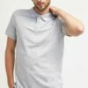 Pier One Hombre Polo - Light Grey Melange