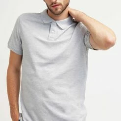 Pier One Hombre Polo - Light Grey Melange