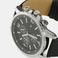 Pier One Unisexo UNISEX - Cronógrafo - Black/silver-coloured -Ofertas Pier One Tienda f8fe8c4b4be54ebaa9a0409eab8e344a