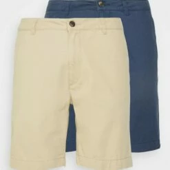 Pier One Hombre 2 PACK - Shorts - Dark Blue/tan -Ofertas Pier One Tienda f9a892a3b0b34fe9815664d9ef698d9f