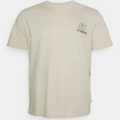 Pier One Hombre Camiseta Estampada - Light Grey