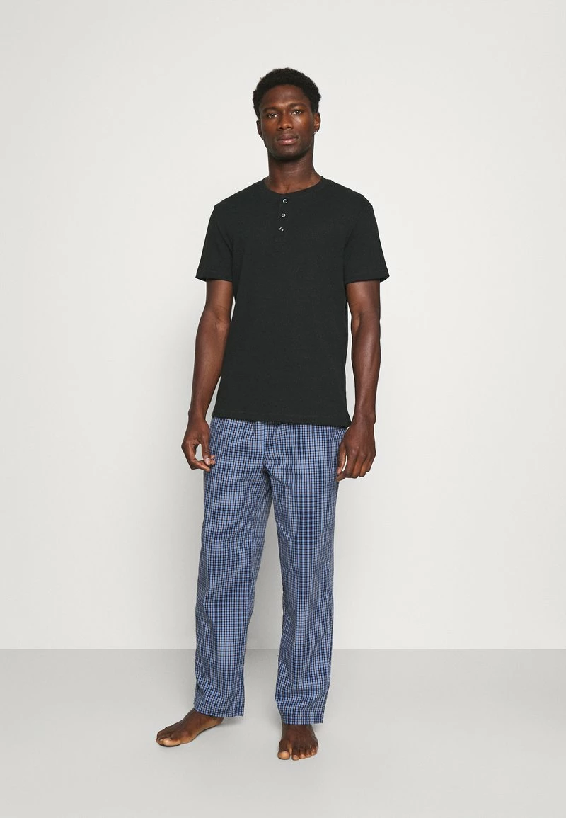 Pier One Hombre LOUNGE HENLEY TEE - Camiseta De Pijama - Black 4 Pier One Hombre LOUNGE HENLEY TEE - Camiseta De Pijama - Black - Imagen 2