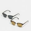 Pier One 2 PACK - Gafas De Sol - Brown/black, Hombre