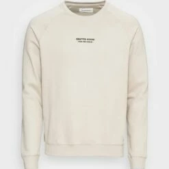 Pier One Hombre CRAFTED GOODS CREW - Sudadera - Off-white -Ofertas Pier One Tienda fca8a510d4844e2f9872b32c7b6fcd8f