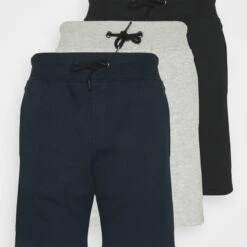 Pier One 3 PACK - Shorts - Black/mottled Light Grey/dark Blue, Hombre -Ofertas Pier One Tienda fd1d6a00272c4d8db0cdbce1e6cd9d7c