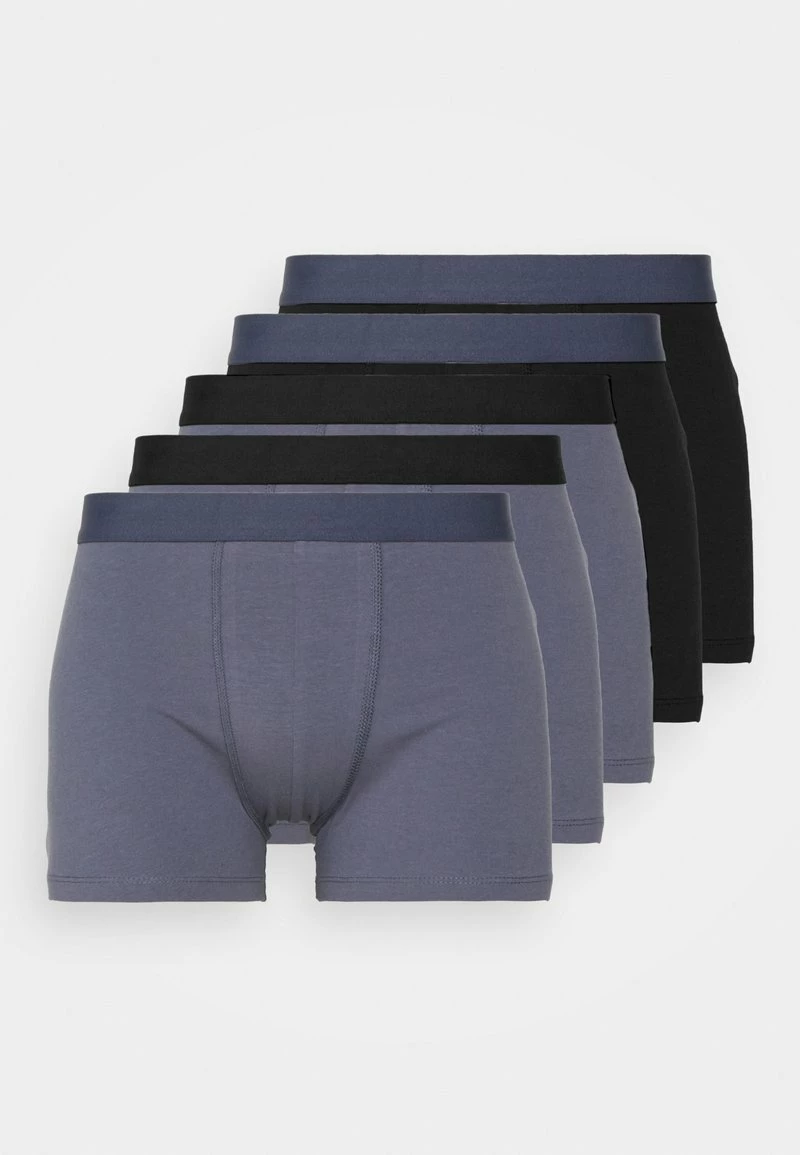 Pier One Hombre 5 PACK - Culotte - Black/dark Grey 3 Pier One Hombre 5 PACK - Culotte - Black/dark Grey