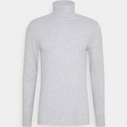 Pier One Hombre Camiseta De Manga Larga - Mottled Grey -Ofertas Pier One Tienda ff6464c22d3143de8b4452f5ab096a96